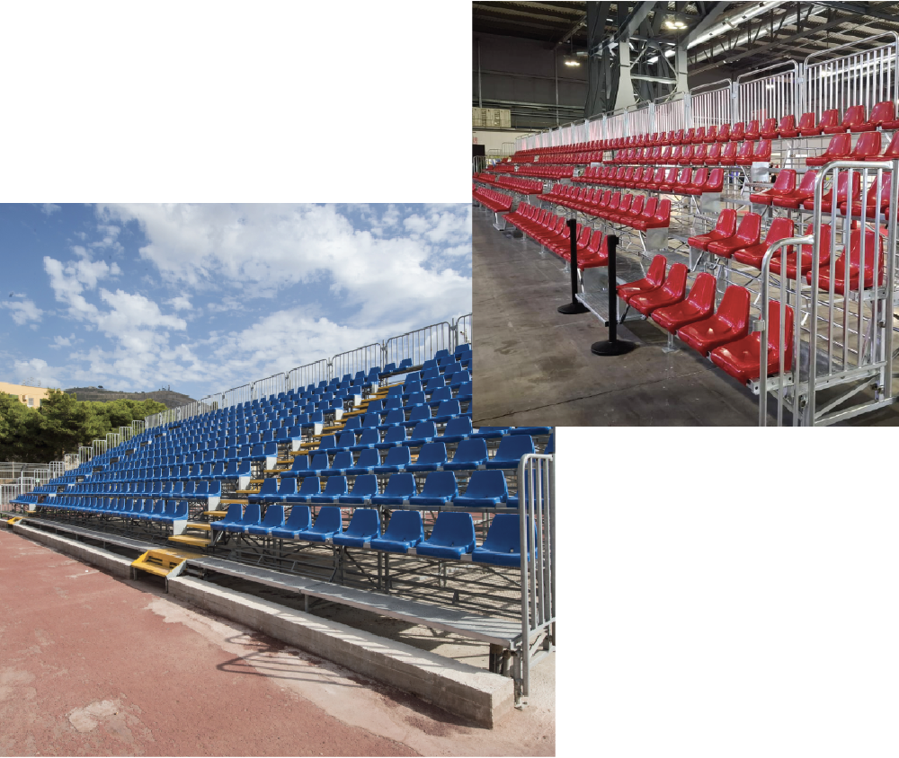 Tribune per eventi sportivi